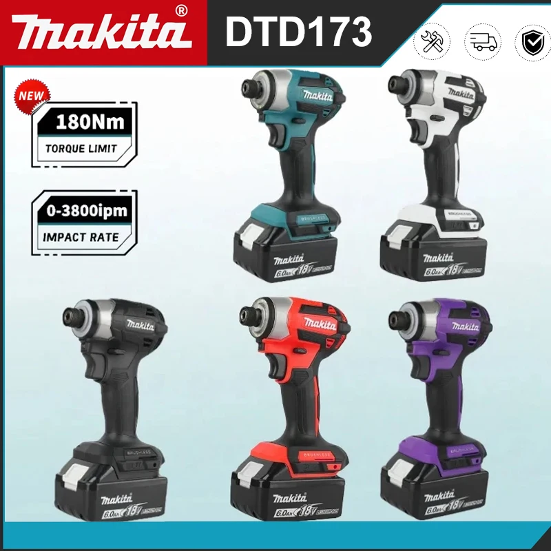 Power Tools Wood - Makita DTD173 18V LXT Cordless Brushless