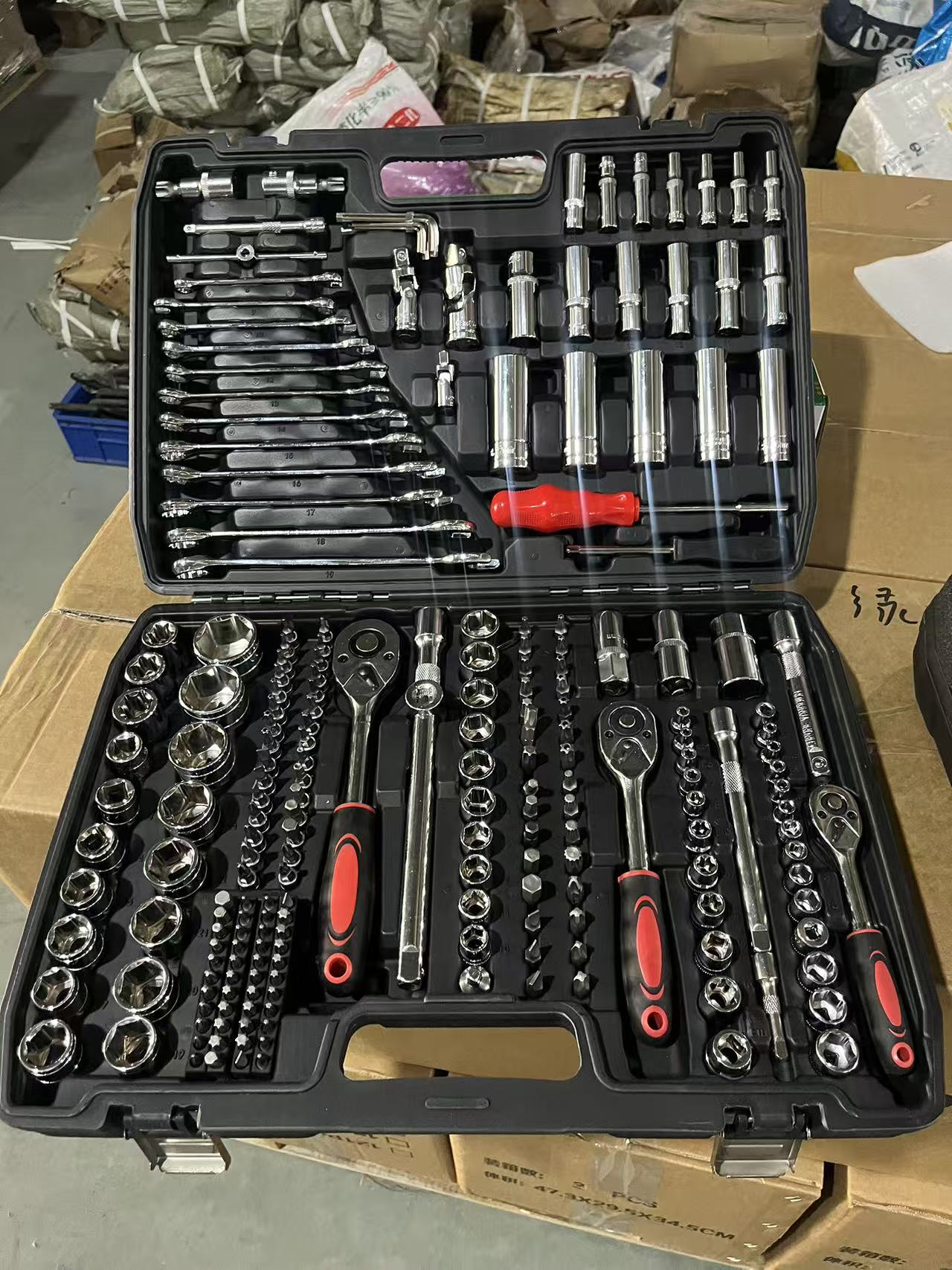 Kit Power Tools - 216-Piece DIY Auto Repair Tool Kit