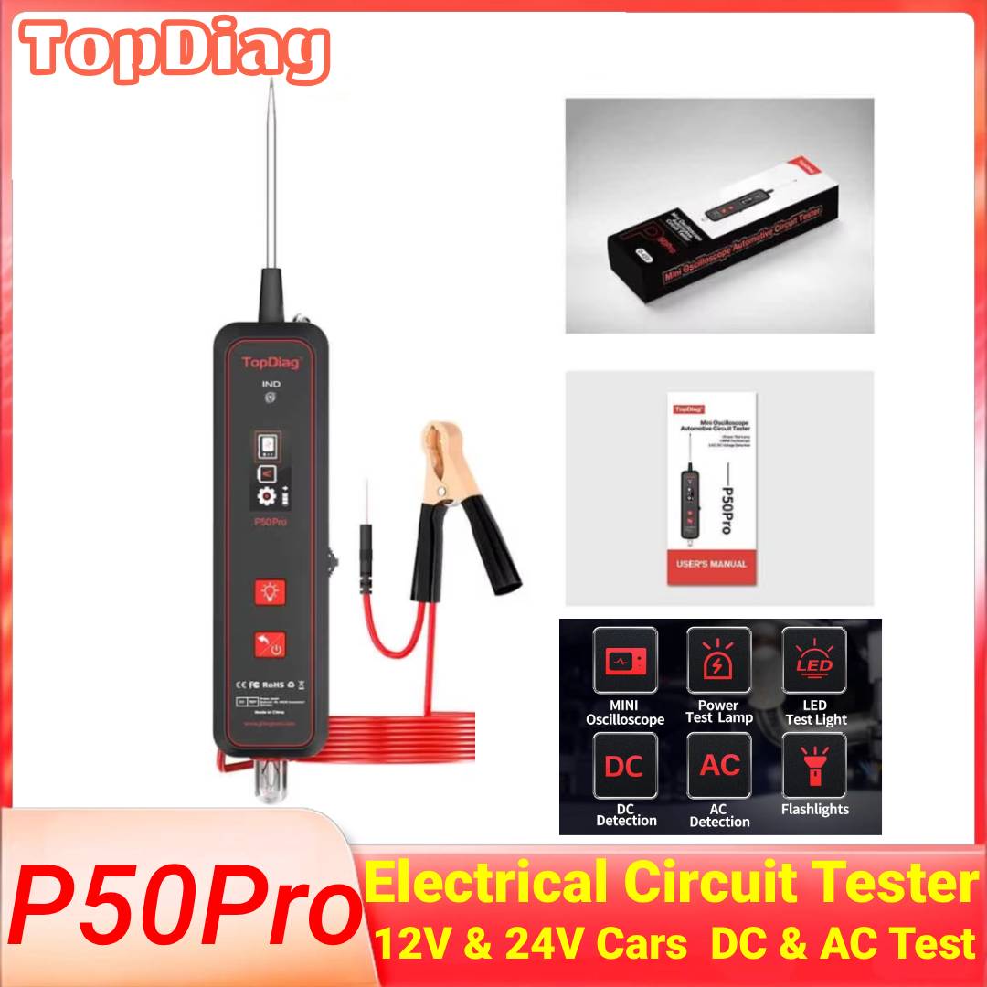 Power Tools Pro - Topdiag P50 Pro Automotive Circuit Tester