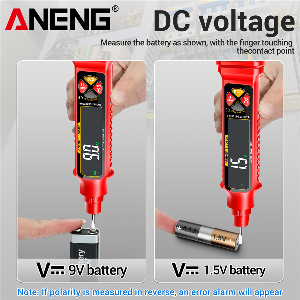 Socket Power Tester ANENG VD80 - Power Tools Voltage recension och pris