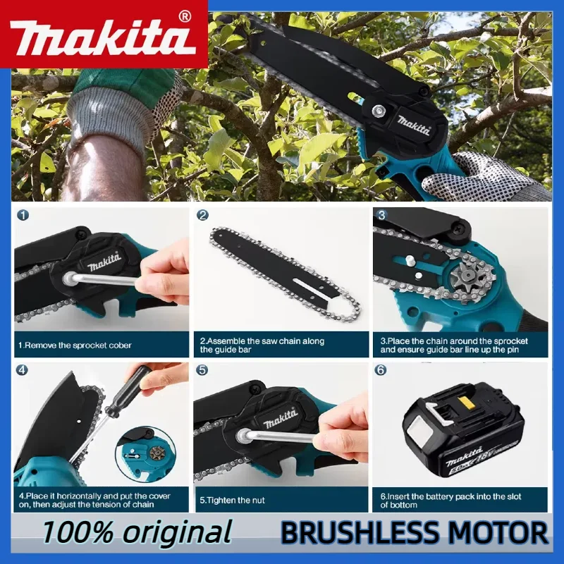 Makita 6 Inch Chain Saw 18V El - Power Tools Wood recension och pris