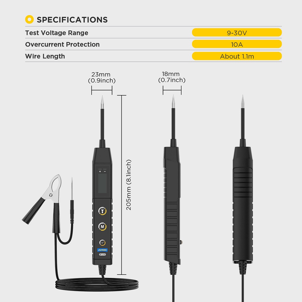 AUTOOL New BT210 Car Circuit T - Power Tools Voltage recension och pris