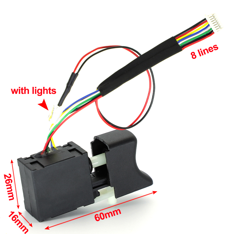 1Pcs Electric Drill Switch Adj - Power Tools Excel recension och pris