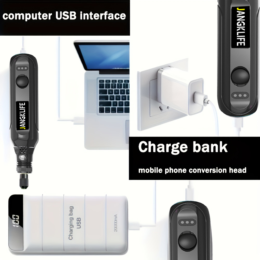 JANGKLIFE USB Cordless Rotary  - Power Tools Ingco recension och pris