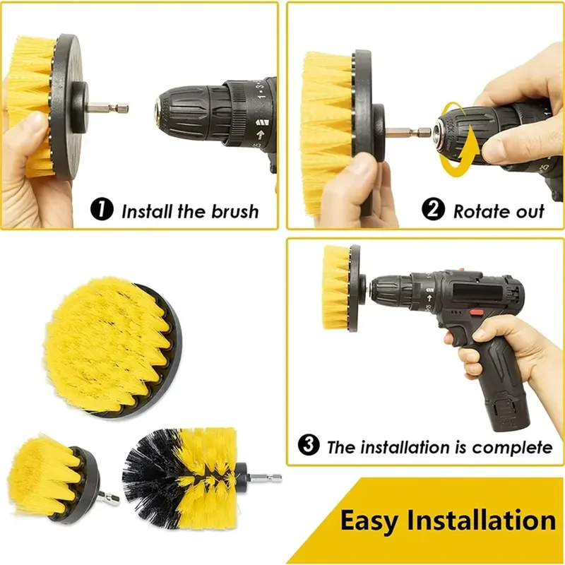 3 Pcs/Set Power Drill Brush Se - Power Z Tools recension och pris