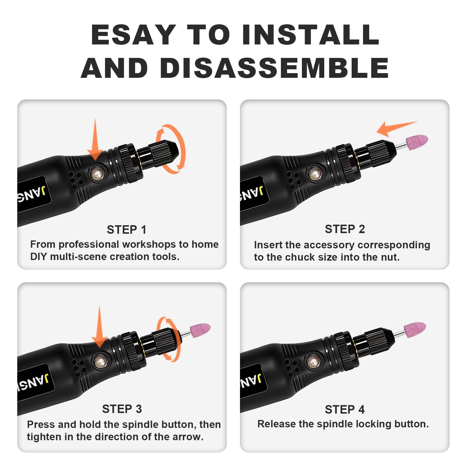 JANGKLIFE USB Cordless Rotary  - Power Tools Ingco recension och pris