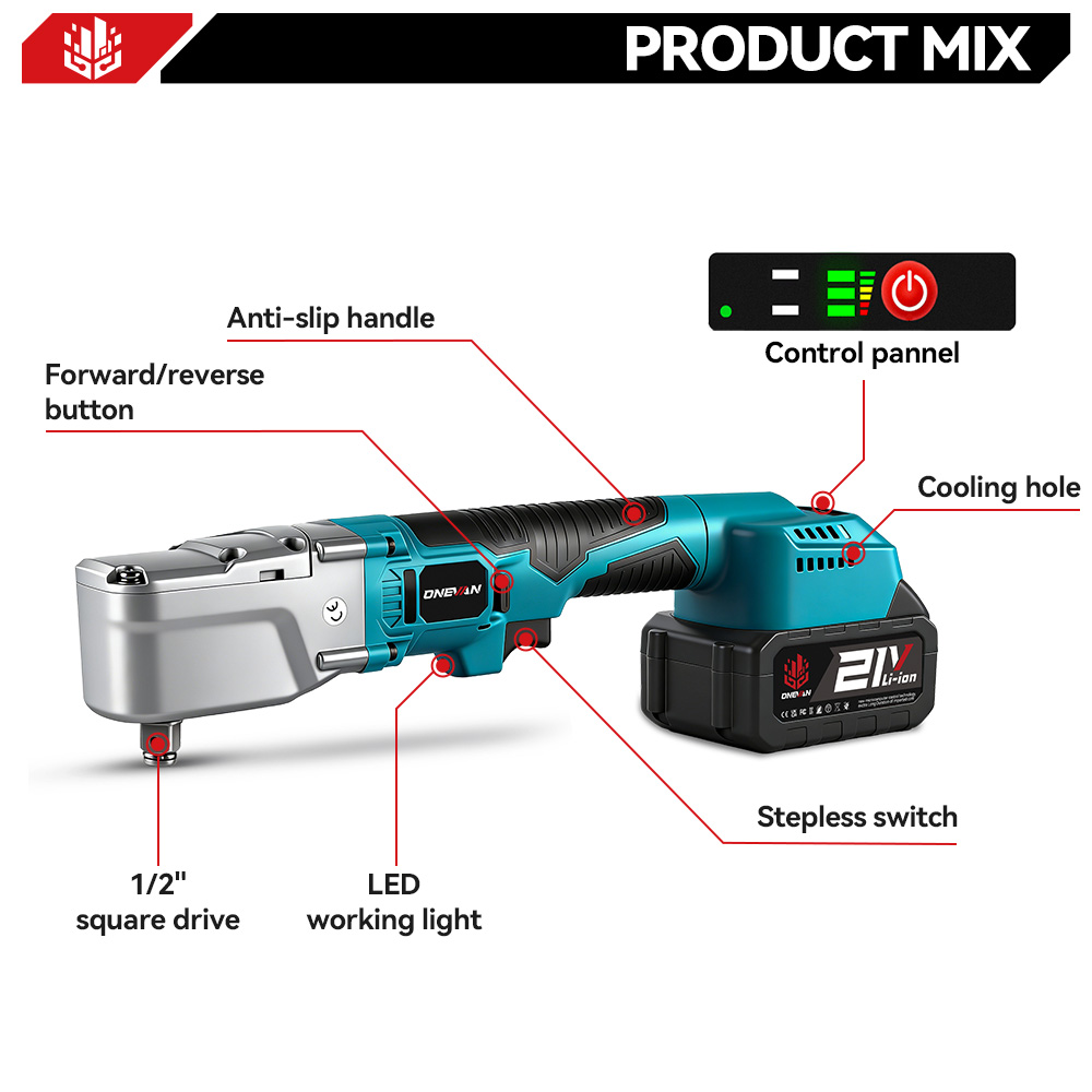 ONEVAN 2400W Brushless Electri - Power Tools Ingco recension och pris