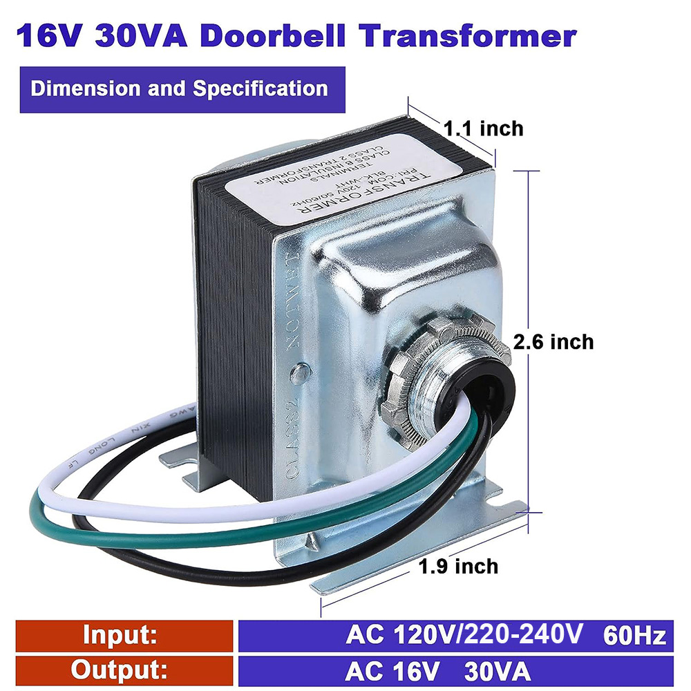 16V 30VA Doorbell Transformer  - Power Tools Pro recension och pris