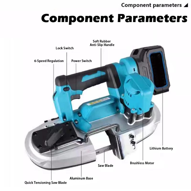 490W Portable Brushless Band S - Power Tools Wood recension och pris