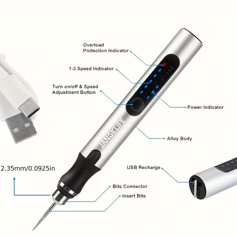 JANGKLIFE USB Cordless Rotary  - Power Tools Ingco recension och pris