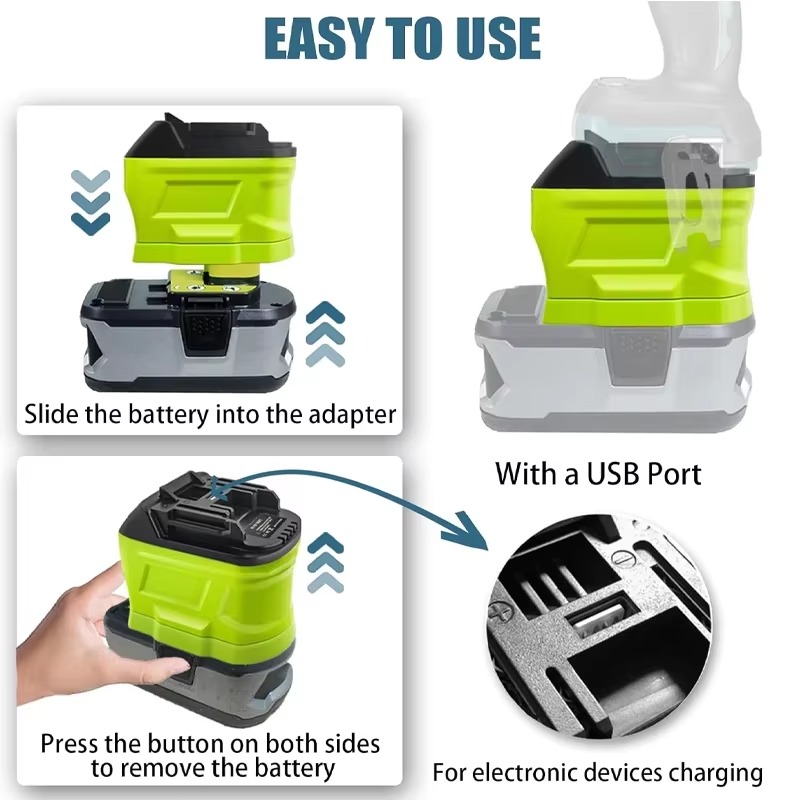 HOT Battery Adapter Converter  - Power Tools Ryobi recension och pris