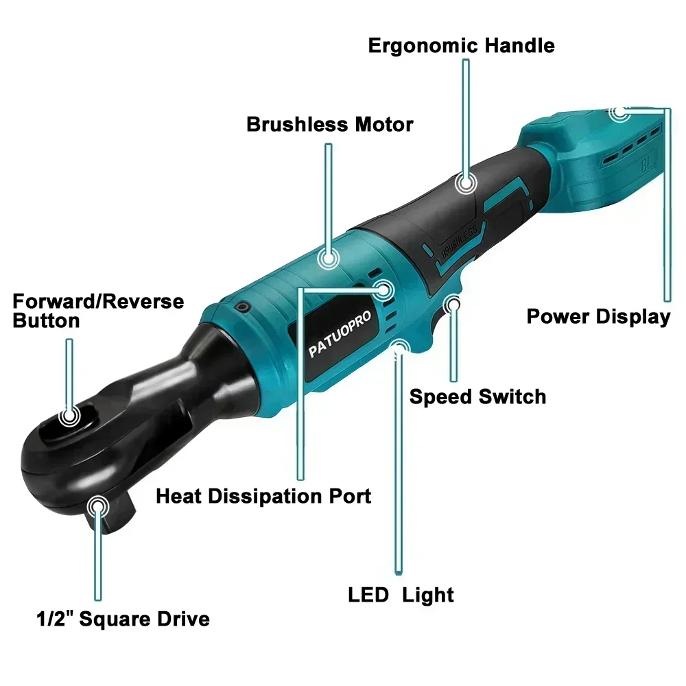 100N.m Brushless Electric Ratc - Power Tools Ingco recension och pris