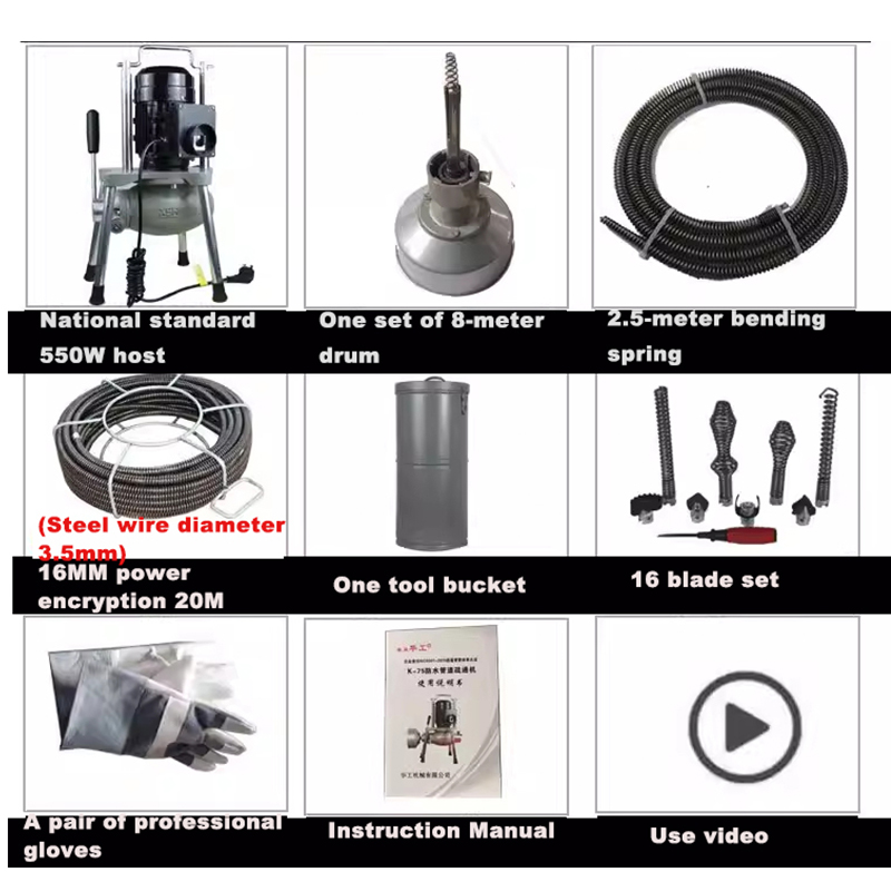 Electric Pipe Dredging Tool  W - Power Tools Types recension och pris