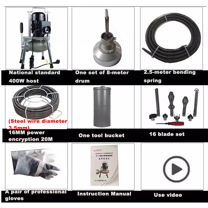 Electric Pipe Dredging Tool  W - Power Tools Types recension och pris
