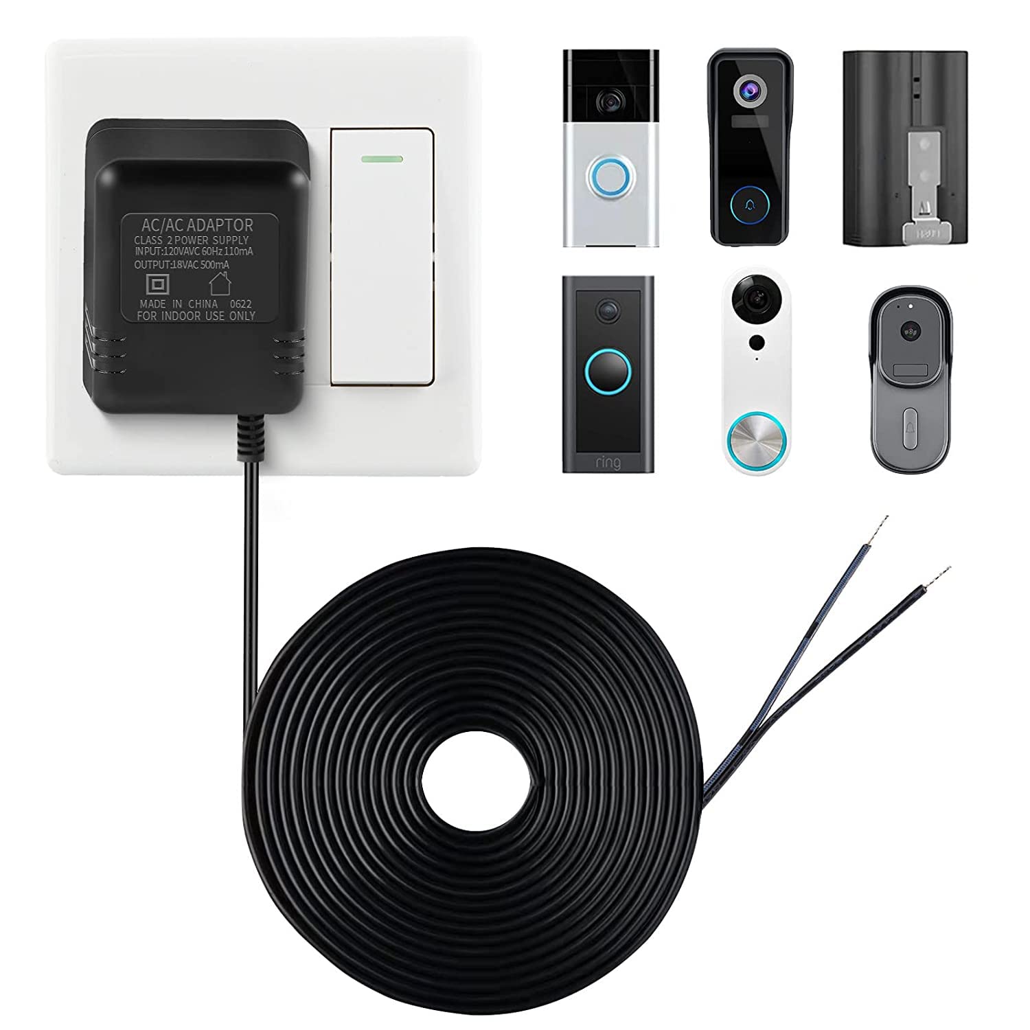 18V 500mA Doorbell Adapter, Vi - Power Tools Pro recension och pris