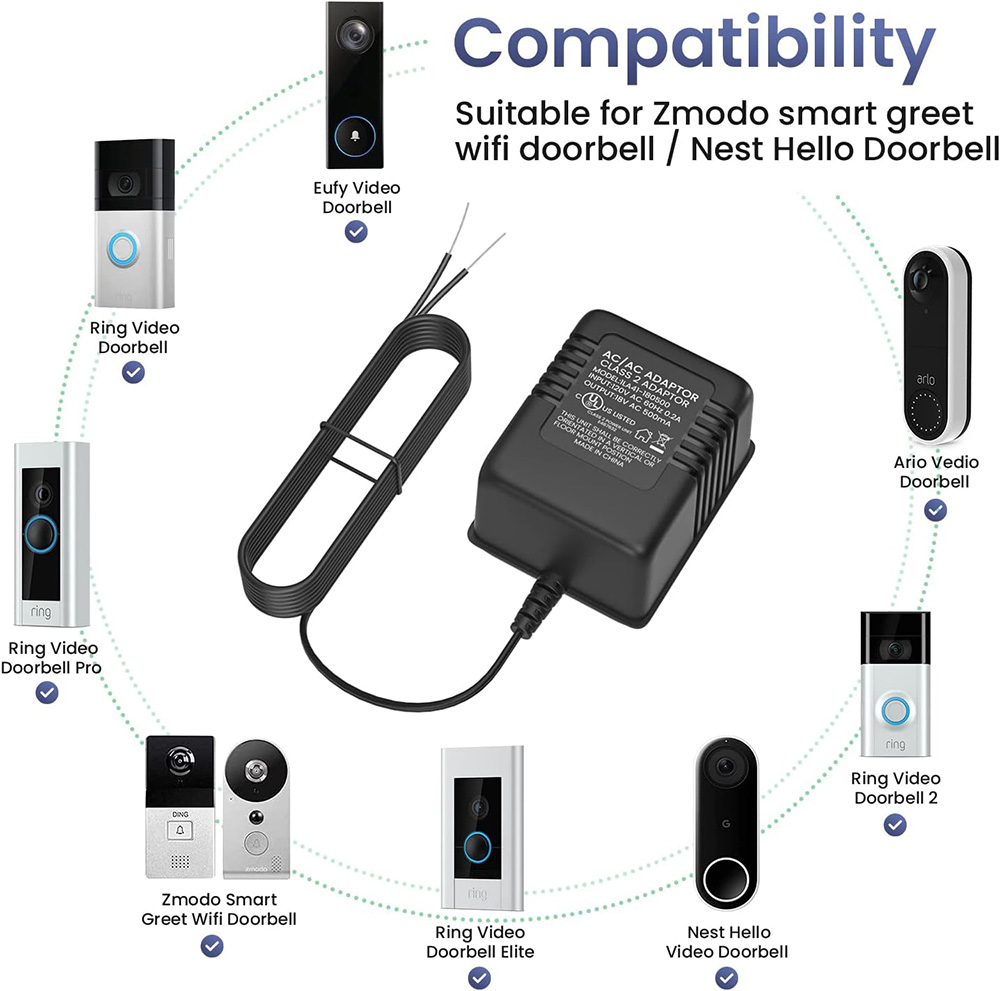 18V 500mA Doorbell Adapter, Vi - Power Tools Pro recension och pris