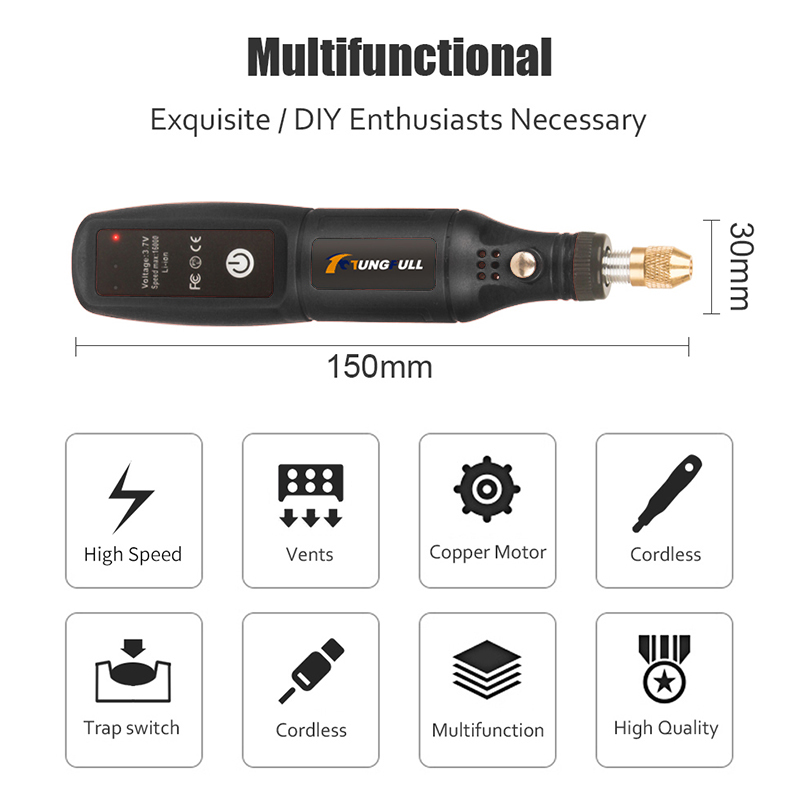 USB Engraving Pen Mini Grinder - Power Tools Ingco recension och pris